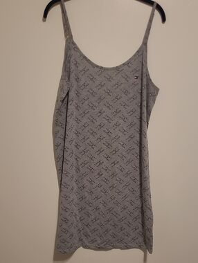 Tommy Hilfiger Light Grey Logo-Print Sleepwear